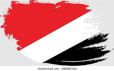 sealand Principality of Sealand flag in grunge style