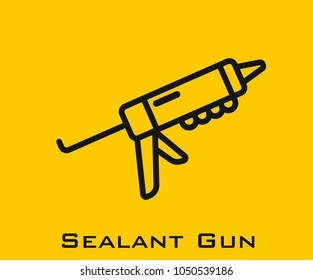 Sealant Gun vector icon