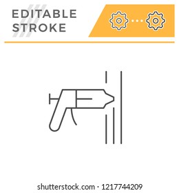 Sealant line icon