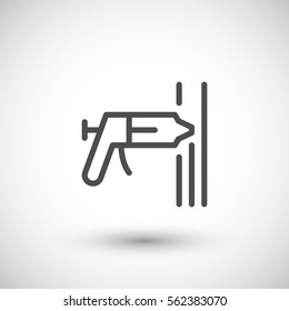 Sealant line icon