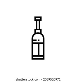 Sealant Silhouette Icon On White Background