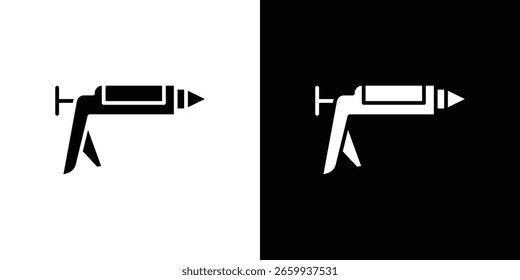 Sealants gun icon Vector Logo Template for graphic and web design.