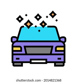 vector de icono de color de la cabina sellada. signo de cabina sellada. ilustración de símbolo aislado