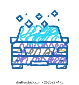 sealed cabin doodle icon sketch vector. sealed cabin sign. isolated symbol illustration
