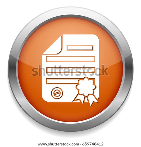 sealed diploma icon