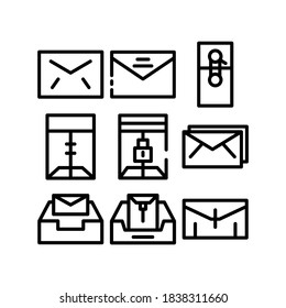 sealed envelope icon or logo isolated sign symbol vector illustration - Collection of high quality black style vector icons
