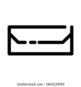 sealed envelope icon or logo isolated sign symbol vector illustration - high quality black style vector icons
