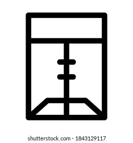 sealed envelope icon or logo isolated sign symbol vector illustration - high quality black style vector icons

