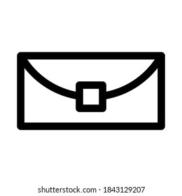 sealed envelope icon or logo isolated sign symbol vector illustration - high quality black style vector icons

