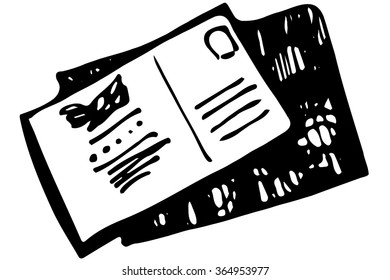 sealed envelope with a stamp and an address