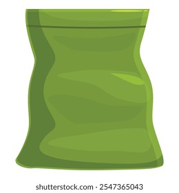 Bolsa de plástico verde sellada para alimentos, ideal para almacenar productos secos, refrigerios o productos congelados, lo que garantiza una frescura y calidad duraderas