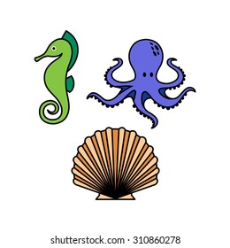 Sealife Logo Template