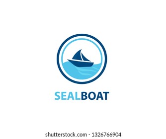 Sealing boat logo