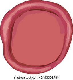 Sealing wax sealing stamp (red)