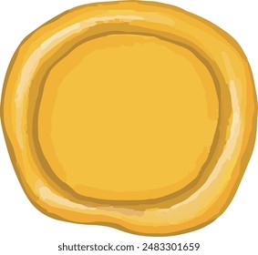 Sealing wax sealing stamp (yellow)