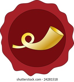 Sealing wax. Vector
