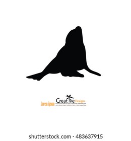 sealion icon.vector illustration.