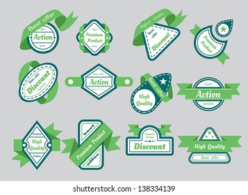 seals with green ribbons