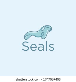 Seals and having fun with the ball.
Logo for sale