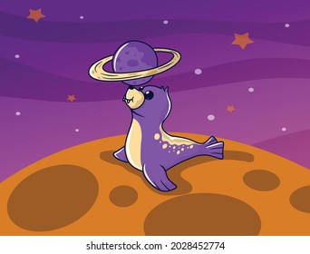 Seals Are Playing With Saturn