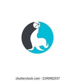 seals vector icon  illustration template logo design