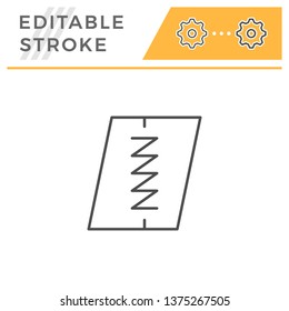 Seam line icon