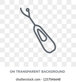 Seam ripper icon. Seam ripper design concept from Sew collection. Simple element vector illustration on transparent background.