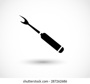 Seam Ripper icon vector illustration
