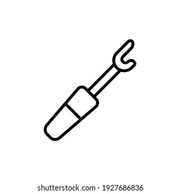 Seam Ripper icon in vector. Logotype