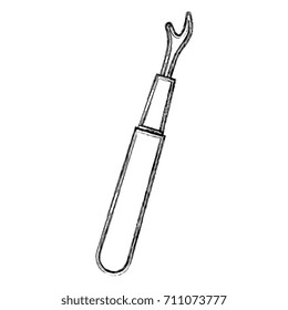 seam ripper isolated icon