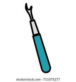 seam ripper isolated icon