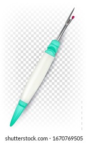 Seam ripper tool stock vector. Illustration of material - 80005309