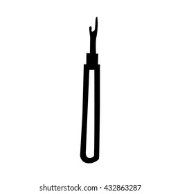 seam ripper silhouette