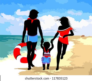 Seaman's happy family