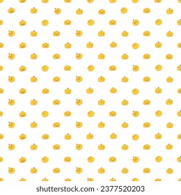 seamess pattern cartoon of pumpkin or Jack of the lantern for halloween party