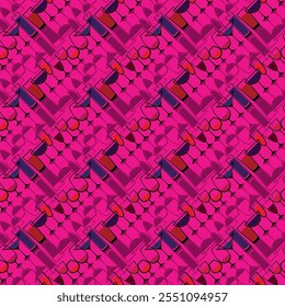 Seamlass pattern with drink glasses