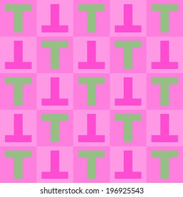 Seamles Alphabet Pattern