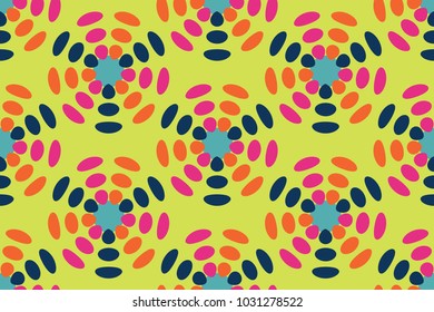Seamles circles, abstract vector backgrond with geometric pattern, seamless background texture