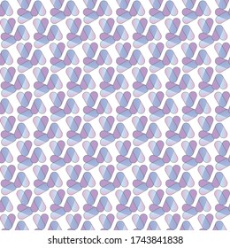 Seamles cute geometric pattern, summer design