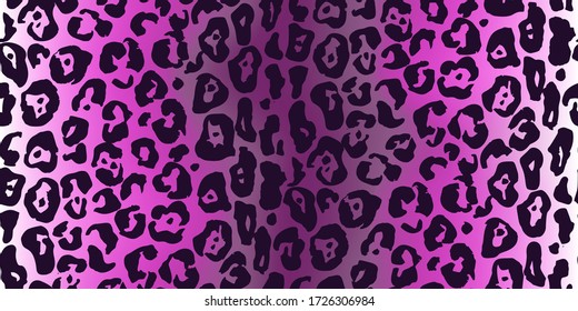 Seamles faux jaguar skin pattern with hand drawn dark spots in pink. Abstract animal print. Illustration animal repeat surface pattern. Vector template for the design of fabrics, bags, furniture trim