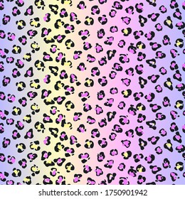 Seamles faux leopard trendy skin pattern. Abstract animal print. Leo Animal Splat. Make Cheetah Print. Cheetah Leather Camouflage. Vector template for the design of fabrics, bags, furniture trim
