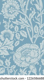 seamles floral pattern William Morris vector