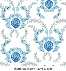 Seamles, Ottoman Turkish Tile Pattern