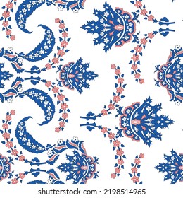 Seamles, Ottoman Turkish Tile Pattern