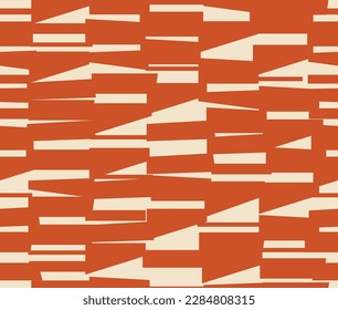seamles patern mid century minimalist art. Simple geometric beige background. retro Bauhaus style modern abstract geometric artwork
