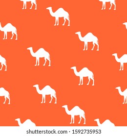 seamles pattern with a camel background typical of the middle east