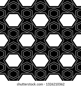 Seamles pattern. Figures motif. Hexagons ornament.Polygons background.Hexahedrons wallpaper.Geometrical shapes backdrop.Digital paper, web designing, textile print.