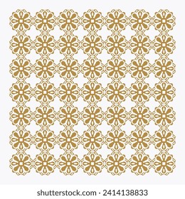 Goldfarben von Amelblumenmustern