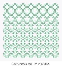 Ameisen Muster Blumen grüne Farbe