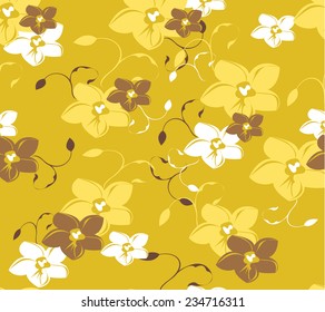 Seamles Vector Background  Flowers Floral 